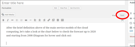 Embed article in WordPress