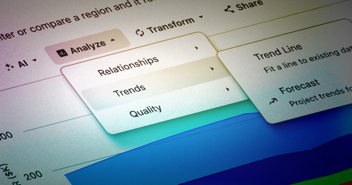 Highcharts Orbit: One toolbar. A complete analytical workflow.
